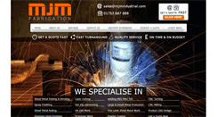 Desktop Screenshot of mjmfabrication.com